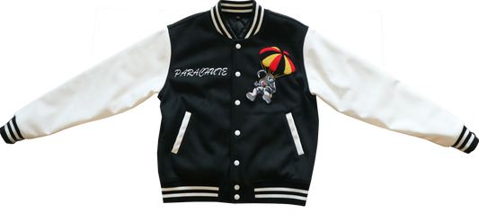 Parachute Varsity Jacket (Black)