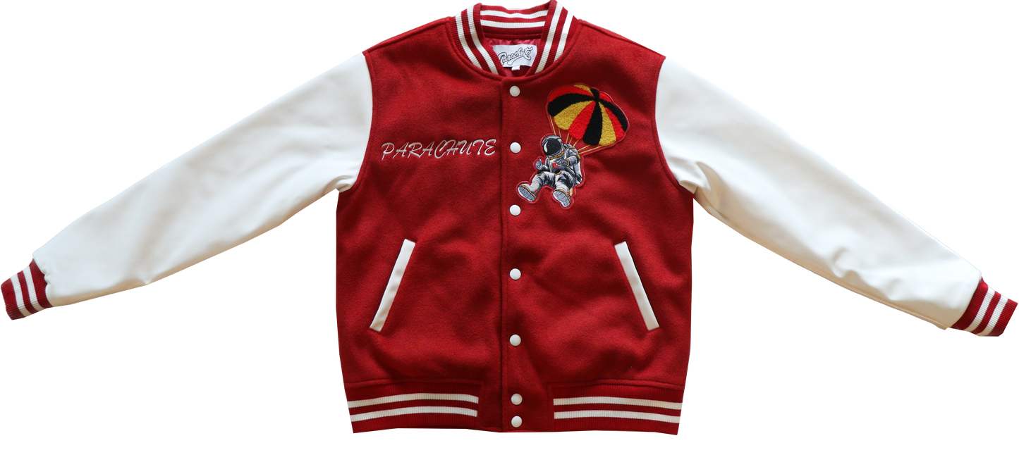 Parachute Varsity Jacket (Red)