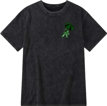 Money Green Moon Man Parachute T-shirt